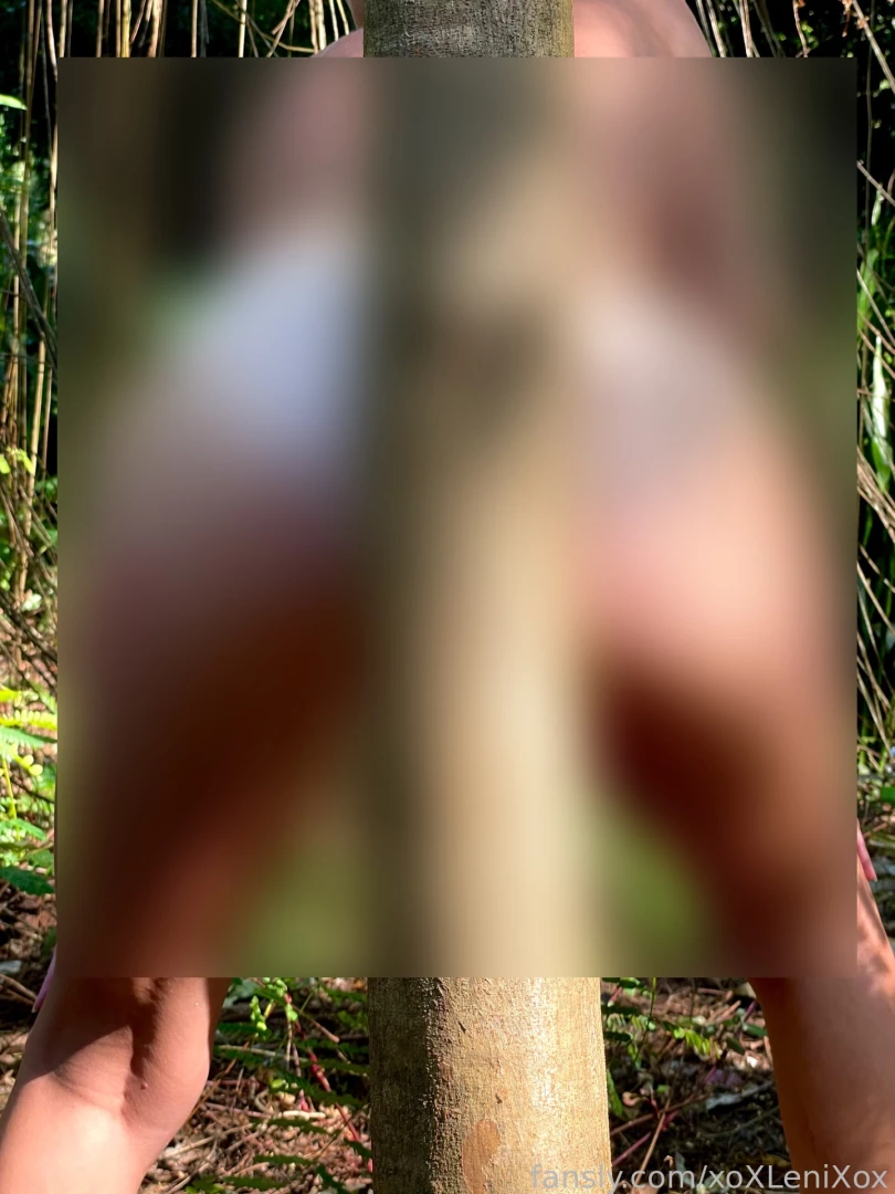 Front or back view amateur blonde outdoor jungle nude naked tits boobs 
