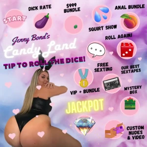 Welcome to candy land wanna play tip to roll the dice and move on the part 1