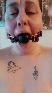 Double gag drooling as a treat i m posting this video for free across