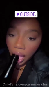Wishing it was your dick deep in my throat instead