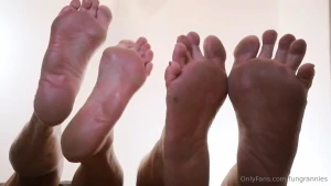 Mistress sue and girdlegoddess bare feet making you worship our tender part 1