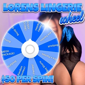 Lorens lingerie wheel nbsp nbsp includes free shipping to u s 50 per