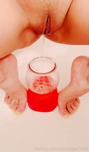 I did it pee piss watersports peeing pissing pussy