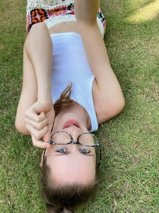 Sometimes i notice funny habits in myself like playing with my hair