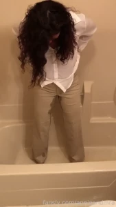 The first time i required annie to wet herself