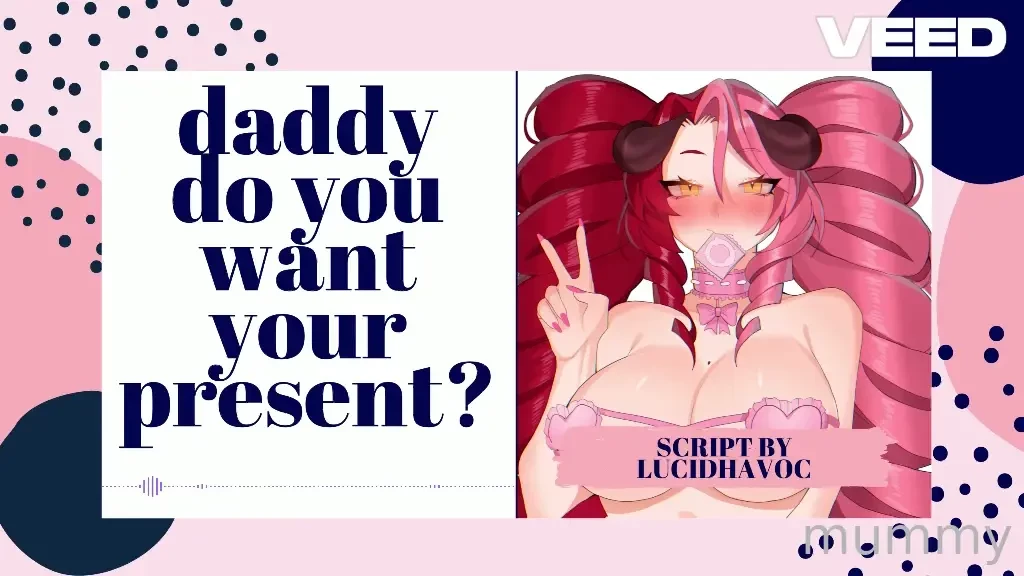 Asmr - erotic audio daddy do you want your present daddy i brought you 