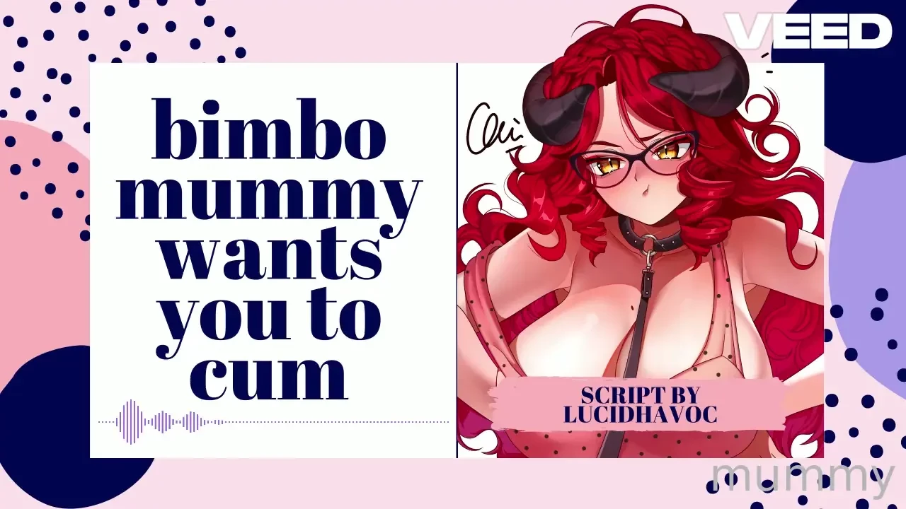 Asmr - erotic audio bimbo mummy wants you to cum this is my second 