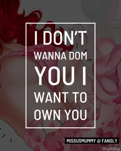 The difference between making you submit to me vs you giving yourself