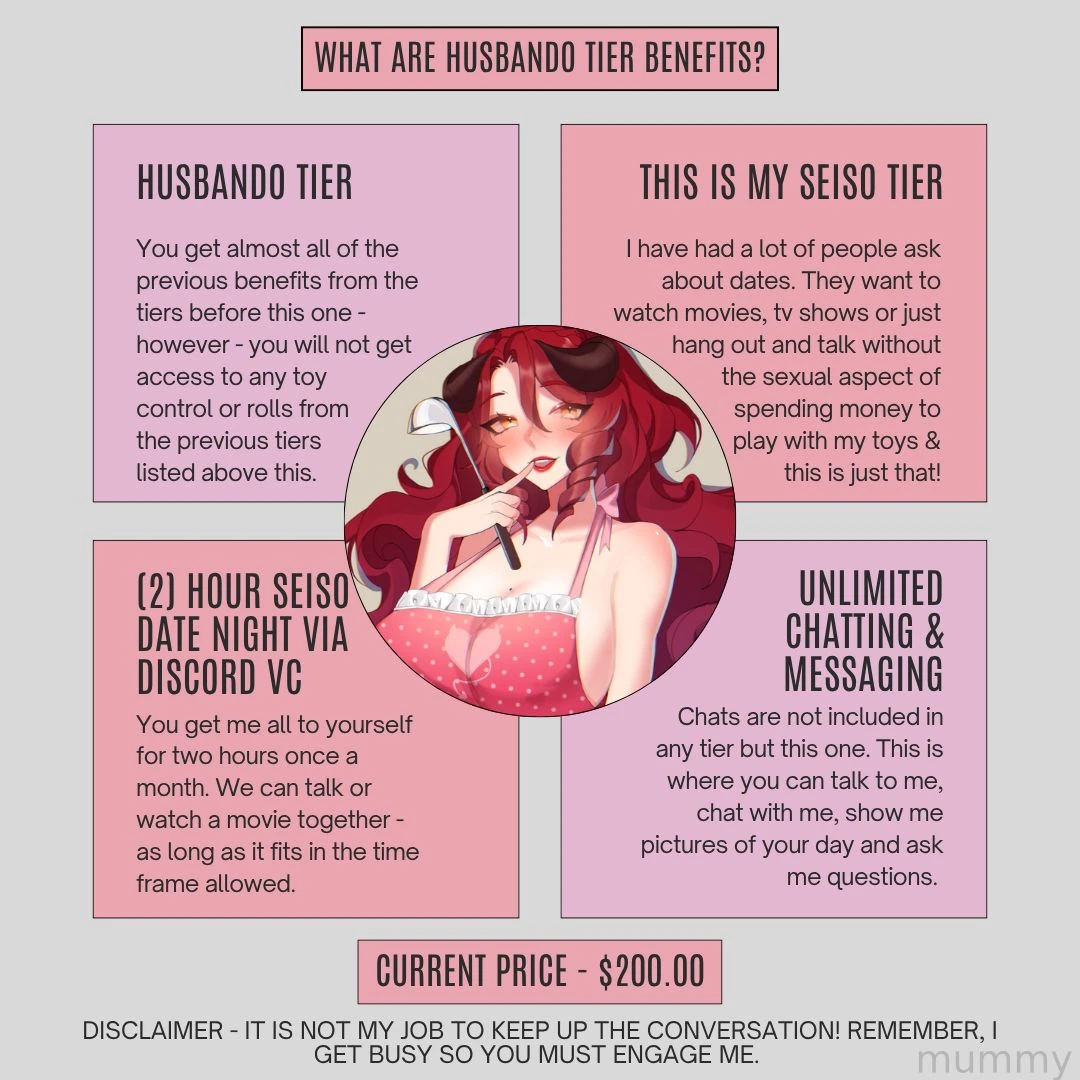 Want a better explanation of the subscription tiers and what each of part 4 