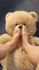Do you like my teddy bear i might play with you same way if you are