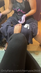 Got my nails and toes done matching set part 2