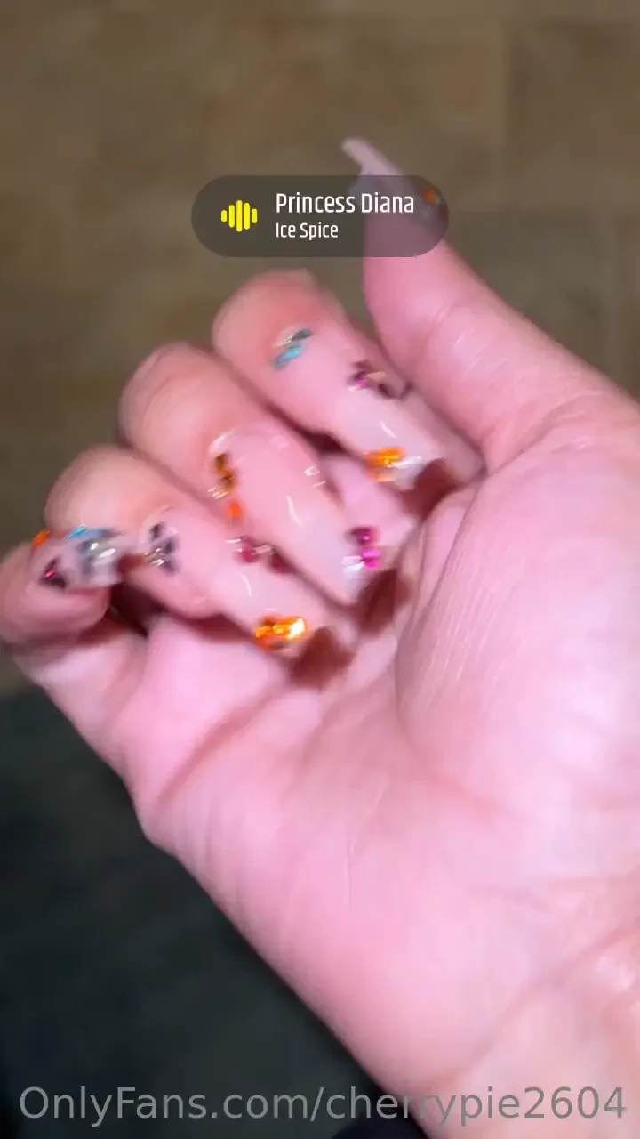 Got my nails and toes done matching set part 1 