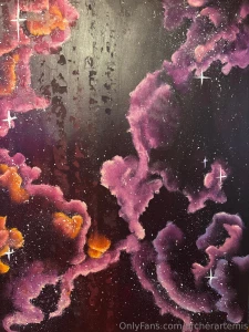 The background for my next painting is finished this one s over 4 feet