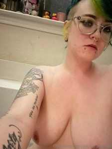 Bath time last night i was so sleepy