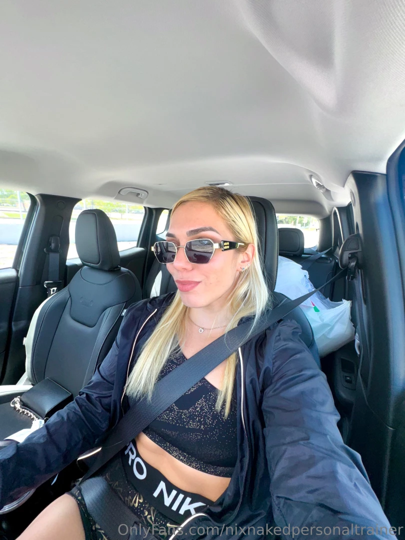 We had fun in the car 