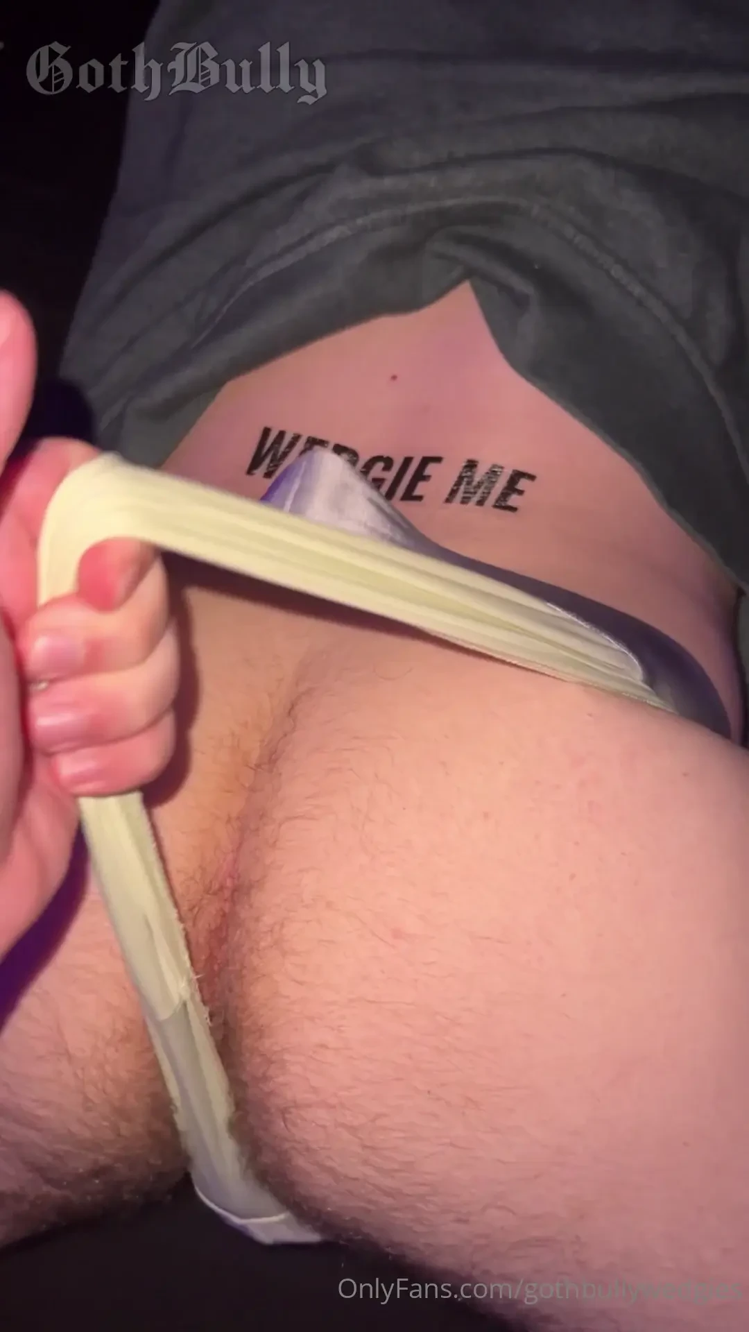 Time to floss the wedgie slut love his plump hairy ass pt 1 