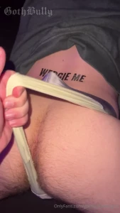 Time to floss the wedgie slut love his plump hairy ass pt 1