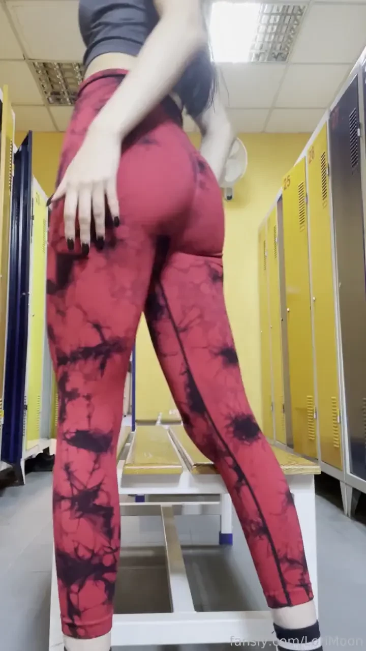 Doing naughty things in a public locker room again 0 0 leggings tights 
