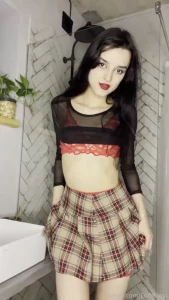 When i was a college student i secretly wore this under my skirt gfe