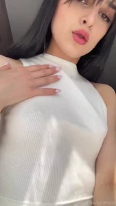 Don t pretend that you did not notice my perky nipples brunette teen