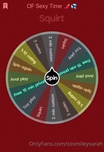 Spin the wheel 3 per spin 5 for 2 spins let s get spicy