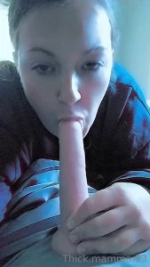 I needed a cock to slob on