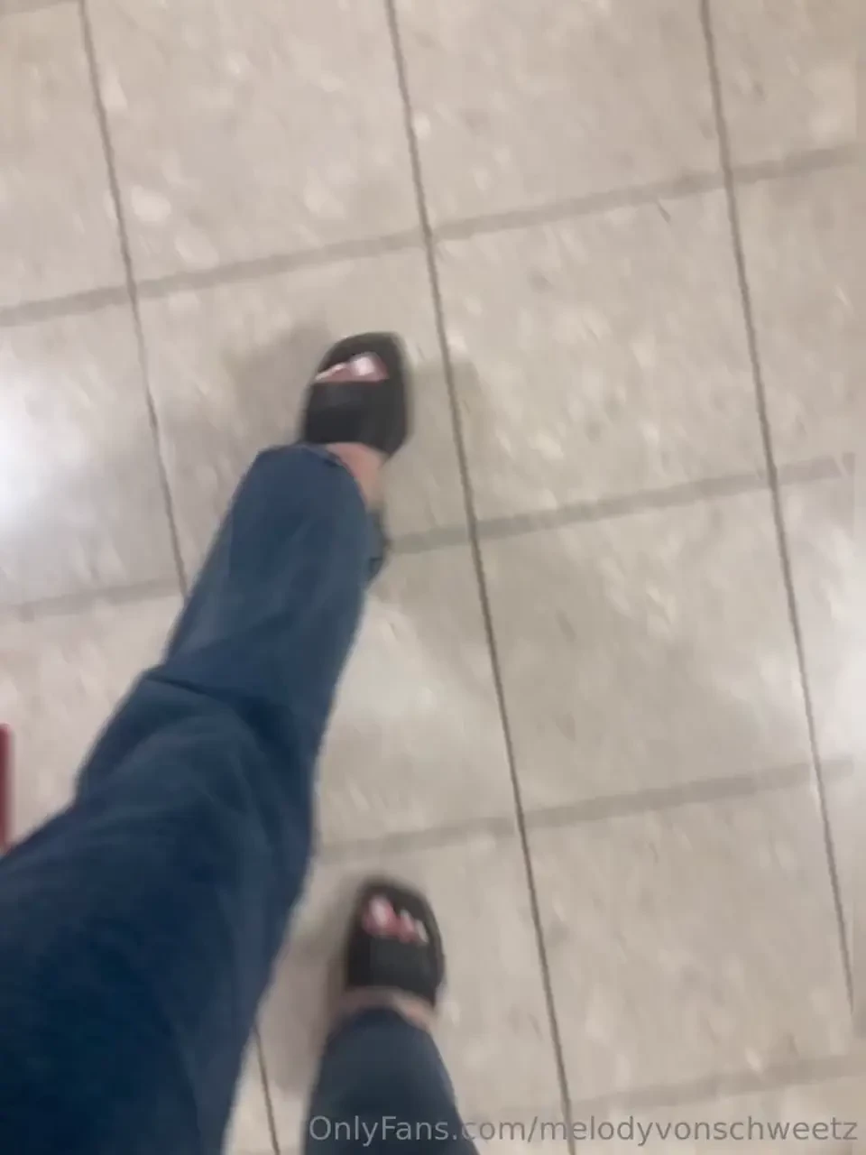 Just me walking around the mall having fun 