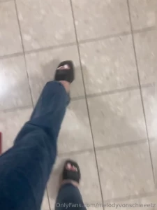 Just me walking around the mall having fun