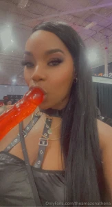 Feeling super cute enjoying my dick lollipop