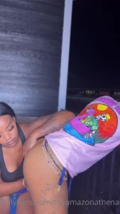 She had a hard time keeping quiet while i fucked her on the balcony