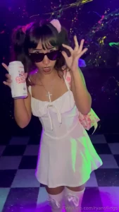 The white dress