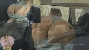 I squirted all over my car i was so horny this afternoon i had to pull
