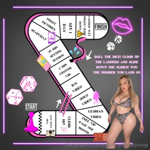 Do you wanna play squirts and ladders with me tip 10 per roll and see