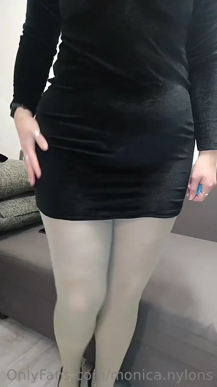 Sensual show part 34 i show you my nude nylon red dress and highells part 3 