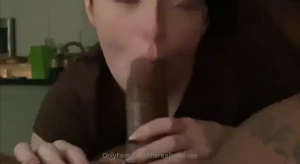 Had his nut shooting out the phone a snow bunny in her natural habitat