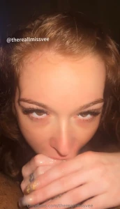 Nasty bitch eats dick without asking part 2