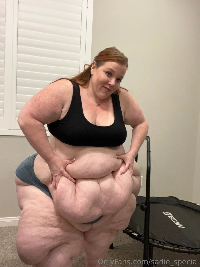 Some cute pics before my extreme belly jiggle on the mini trampoline part 5 