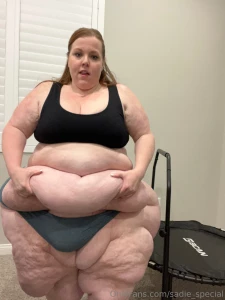 Some cute pics before my extreme belly jiggle on the mini trampoline part 13