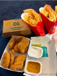So hungry today how s your saturday going babes