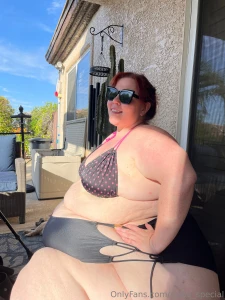 I wanna be carried around the pool any takers