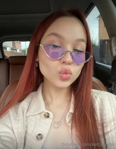 Rocking stylish violet shades i ve added a pop of flair to my look