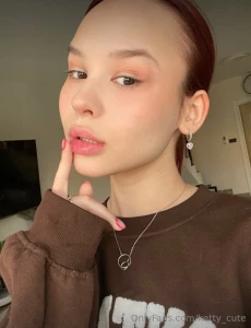 Snuggled in coziness i ve captured a sweet selfie in my brown