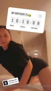 My 21st birthday coming