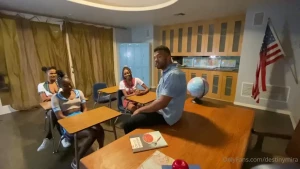 So we booked a hotel amp it was too small so we booked a porn house