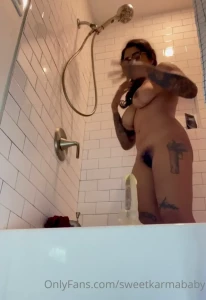 Self care before a hot shower