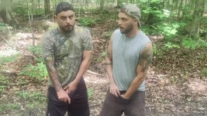 Gooning in the woods unedited