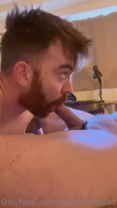 Daddy coaching blowjobs is he doing a good job or does he need