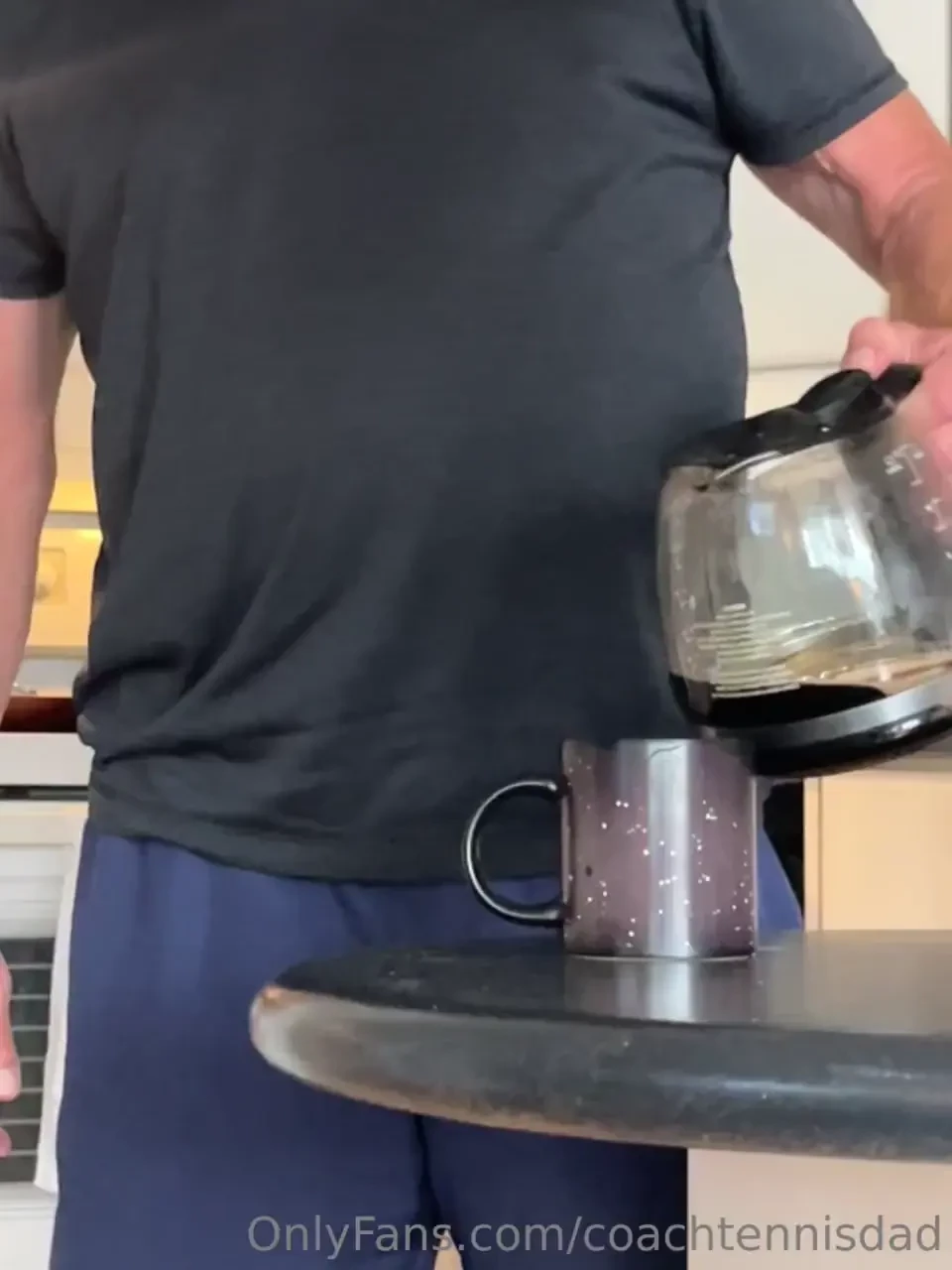 Morning cuppa with dad 