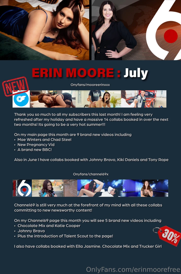 July updates for my subscription pages 