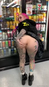 Went to buy my milk but i forgot my undies
